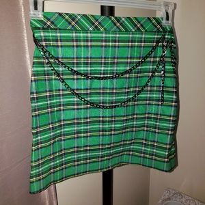 Mini plaid zara skirt